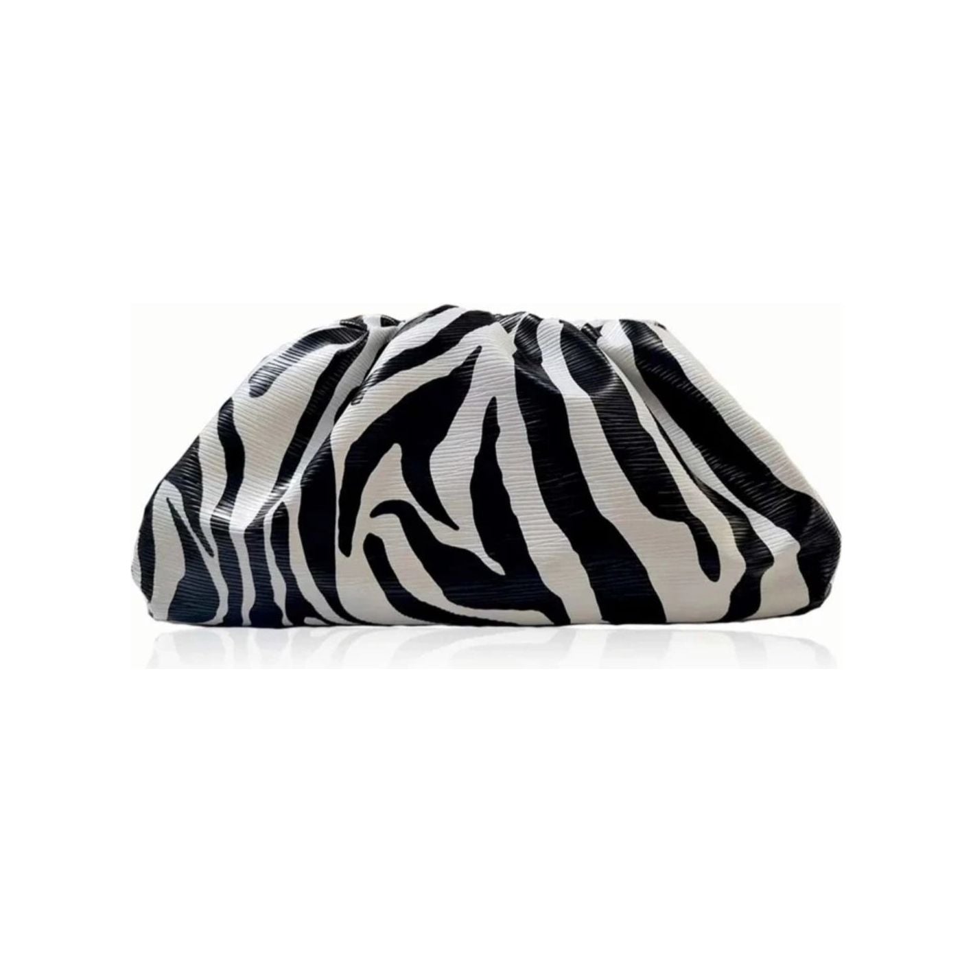 Xena Zebra Print Oversized Clutch