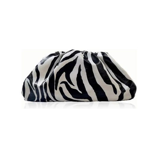 Xena Zebra Print Oversized Clutch