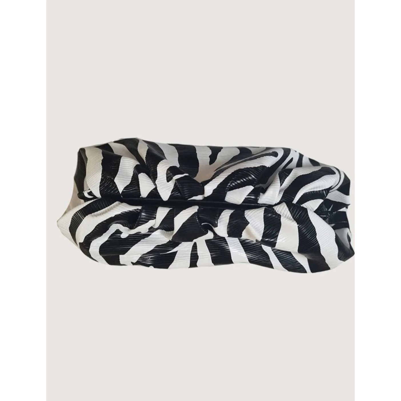 Xena Zebra Print Oversized Clutch